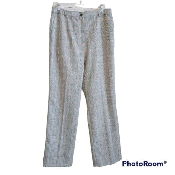 Pendleton Women's Virgin Wool Plaid Contemporary Career Pants Sz 10 - Picture 1 of 6